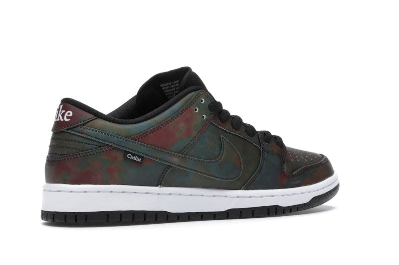 Nike Sb Dunk Low Civilist - Black/Black-Black - CZ5123-001 - 34