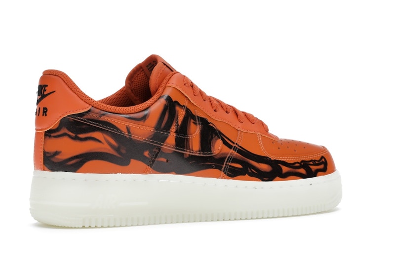 Nike Air Force 1 Low Orange Skeleton Halloween (2020)