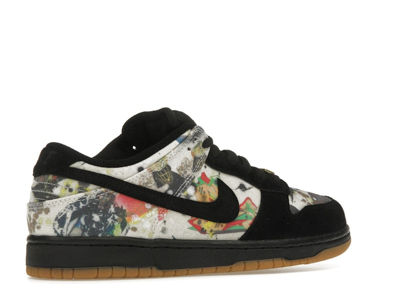 Nike SB Dunk Low Supreme Rammellzee, vista a 360 gradi 34 di 36