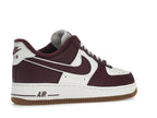 Nike Air Force 1 Low College Pack Night Maroon - Sail/Night Maroon-Gum Medium Brown - DQ7659-102 - 34