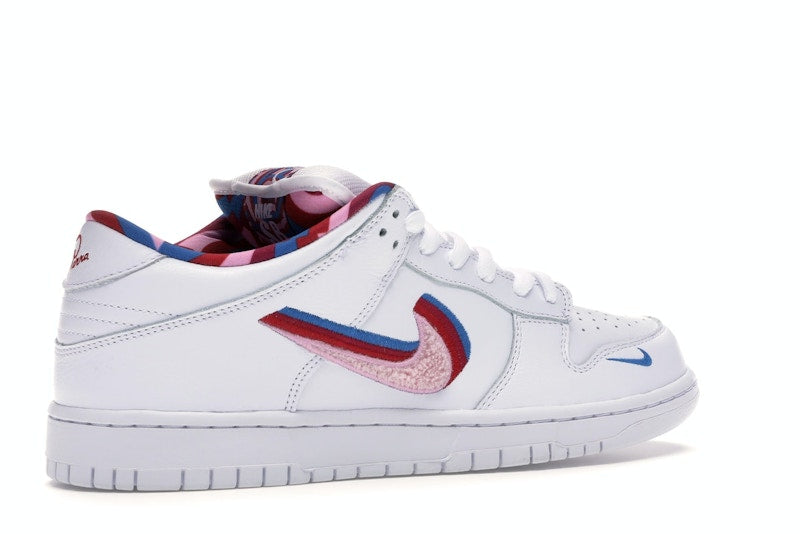Nike Sb Dunk Low Parra - White/Red-Pink - CN4504-100 - 34