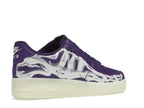 Nike Air Force 1 Low 07 Qs Purple Skeleton Halloween 2021 - Court Purple/Court Purple-White - CU8067-500 - 34
