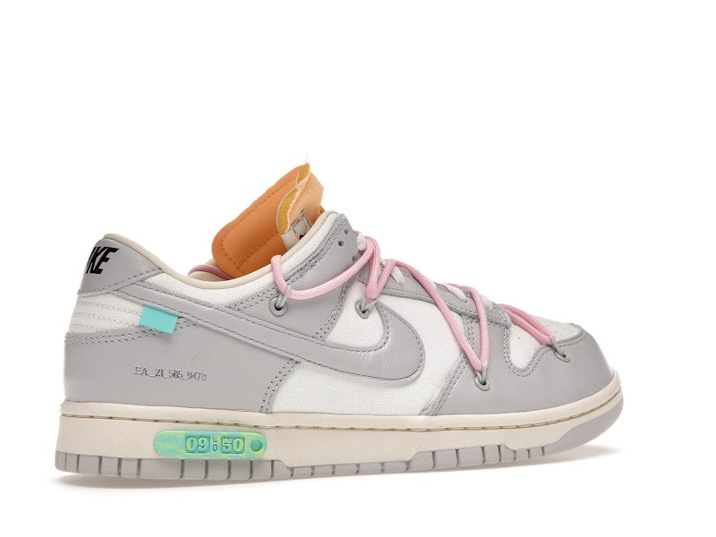 Nike Dunk Low Off White Lot 9 - Sail/Neutral Grey - DM1602-109 - 34