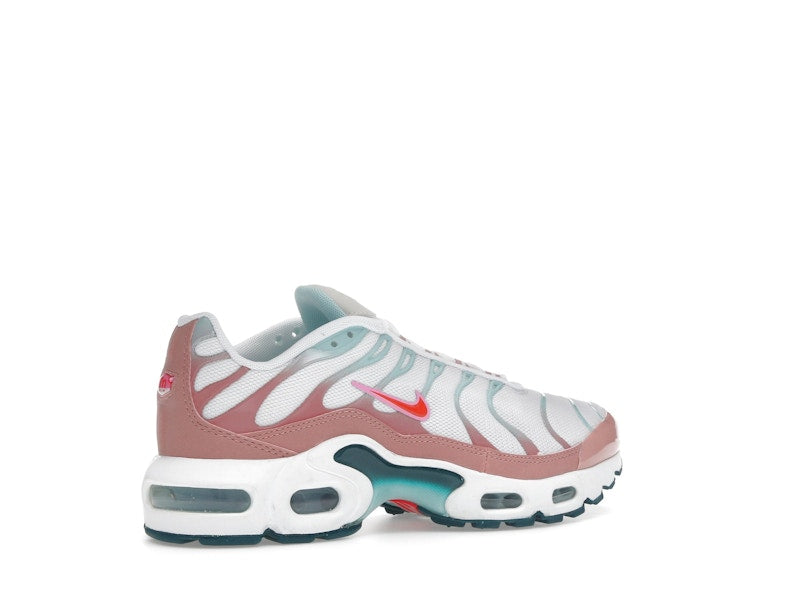 Nike Air Max Plus White Red Stardust Jade Ice Siren Red (GS), vista a 360 gradi 34 di 36