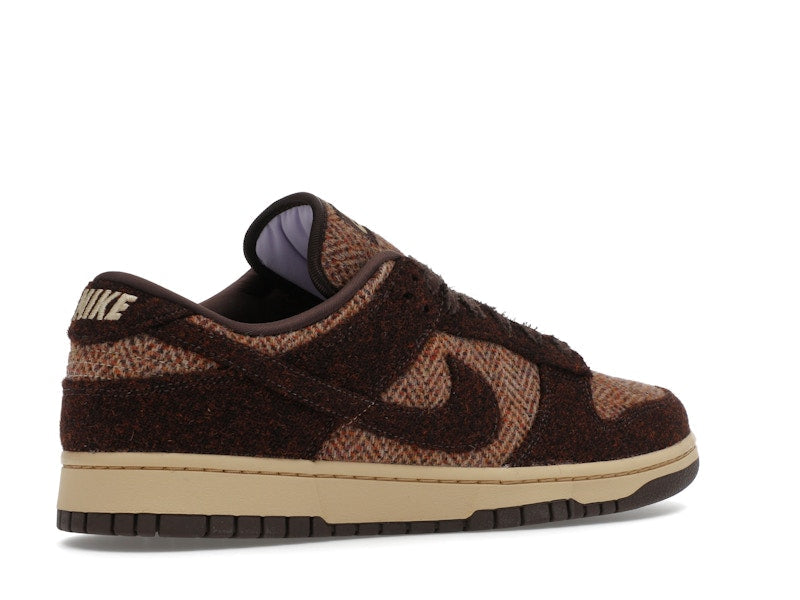 Nike Dunk Low Harris Tweed Sesame Womens - Sesame/Violet Mist/Baroque Brown - IO0052-200 - 34