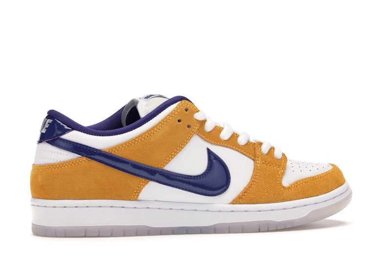 Nike SB Dunk Low Laser Orange - White/Regency Purple-Laser Orange - BQ6817-800 - 35