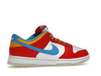Nike Dunk Low Qs Lebron James Fruity Pebbles - Habanero Red/Laser Blue/White - DH8009-600 - 35