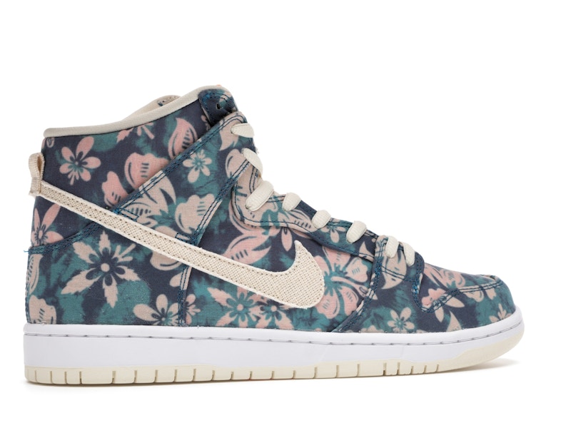 Nike SB Dunk High Hawaii - Sail/Blue-Green Aqua - CZ2232-300 - 35