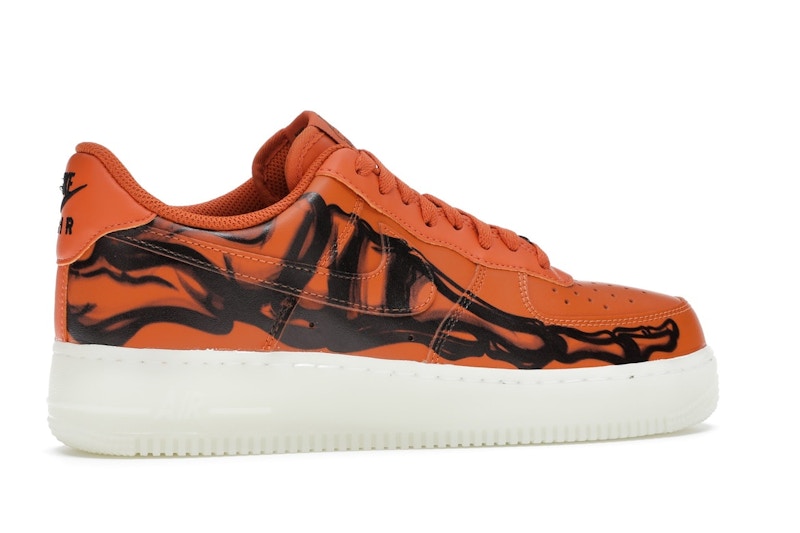 Nike Air Force 1 Low Orange Skeleton Halloween (2020)