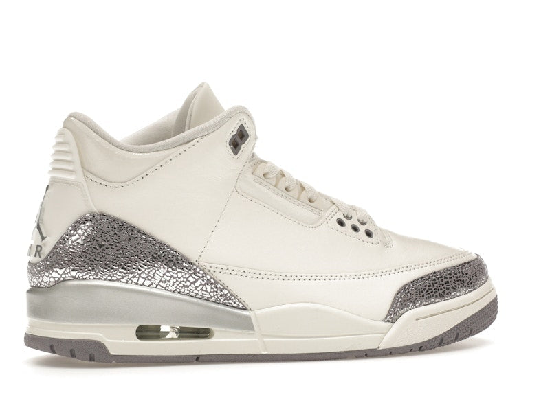 Air Jordan 3 Retro Sail Cement Grey, vista a 360 gradi 35 di 36