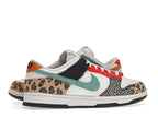 Nike Dunk Low Safari Mix (W) - White/Washed Teal/Electro Purple - DN3866-100 - 35