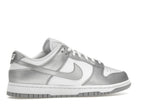 Nike Dunk Low Metallic Silver Womens - White/Metallic Silver/Blue Joy - FV1311-100 - 35