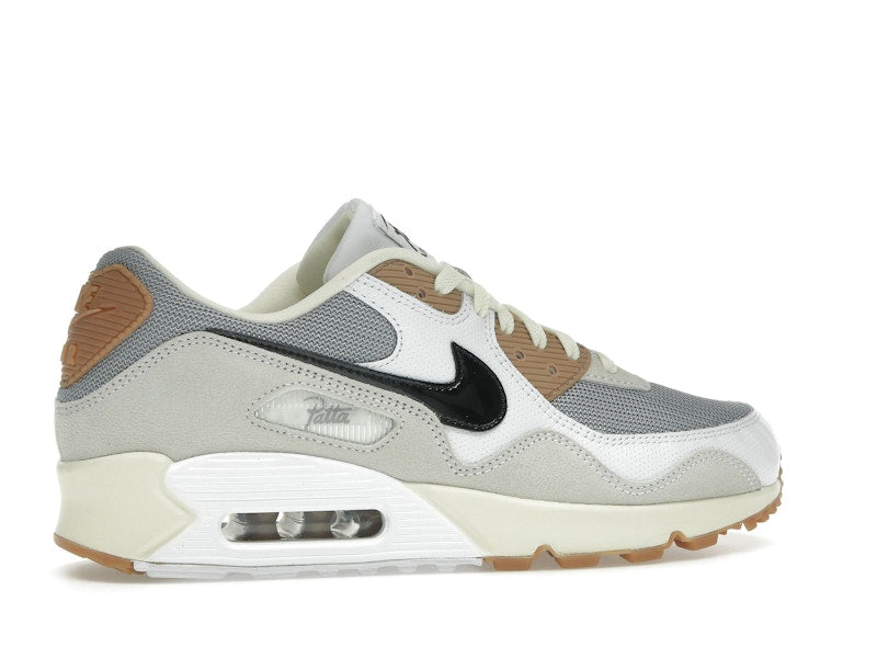 Nike Air Max 90 SP Patta Waves Particle Grey Coconut Milk, vista a 360 gradi 35 di 36