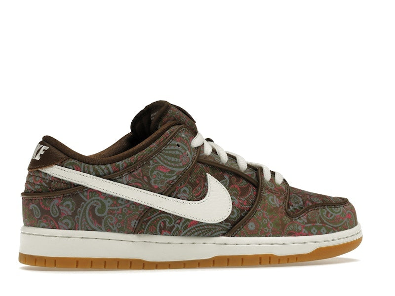 Nike Sb Dunk Low Pro Paisley Brown - Brown/Muli-Color-White-Gum - DH7534-200 - 35
