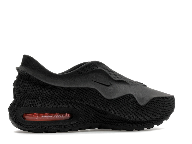 Nike Air Max 1000.2 Black Hyper Crimson, vista a 360 gradi 35 di 36