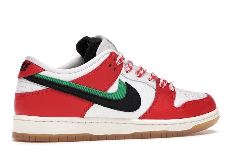 Nike SB Dunk Low Frame Skate Habibi - White/Black-Green-Red-Gum - CT2550-600 - 35