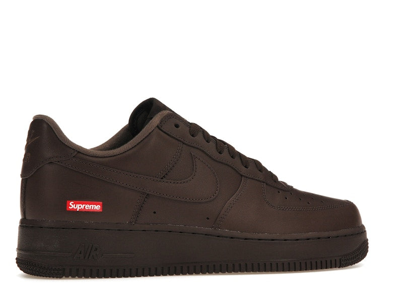 Nike Air Force 1 Low Supreme Baroque Brown, vista a 360 gradi 35 di 36