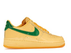 Nike Air Force 1 Low Patent Leather Topaz Gold Pine Green