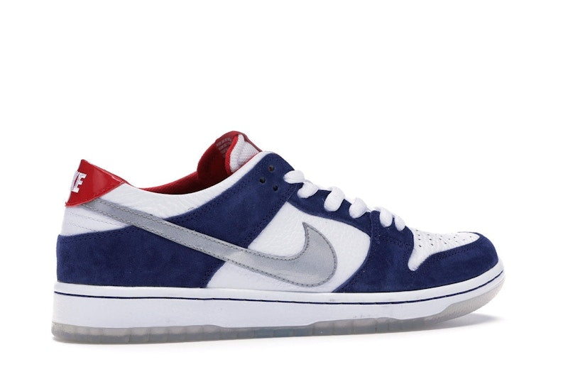 Nike Dunk Sb Low Ishod Wair Bmw - Deep Royal Blue/Metallic Silver-University Red-Metallic Silver - 839685-416 - 35