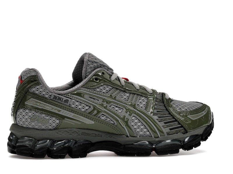 Asics Gel Kayano 121 Up There - Olive Green/Grey/Red - 1203A869-021 - 35