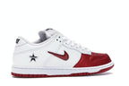 Nike Sb Dunk Low Supreme Jewel Swoosh Red - Varsity Red/Varsity Red-White-Black - CK3480-600 - 35