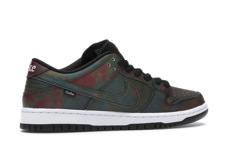Nike Sb Dunk Low Civilist - Black/Black-Black - CZ5123-001 - 35