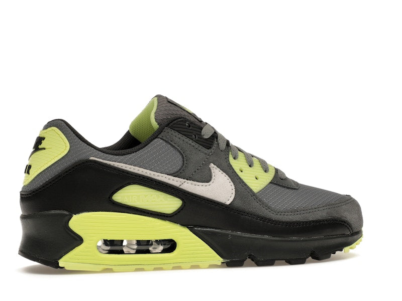 Nike Air Max 90 Smoke Grey Light Lemon Twist, vista a 360 gradi 35 di 36