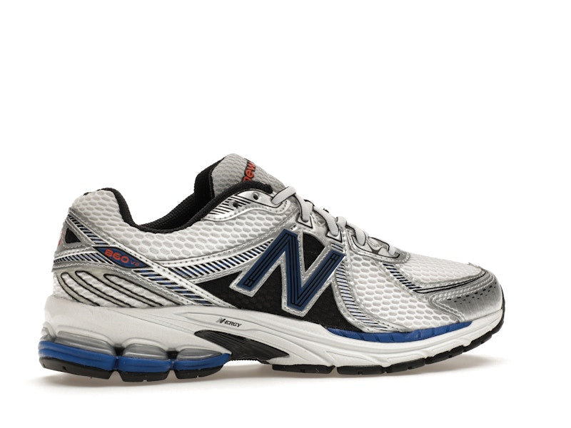 New Balance 860v2 White Team Royal Silver - White/Team Royal - ML860XB - 35