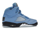 Air Jordan 5 Retro Unc University Blue, vista a 360 gradi 35 di 36