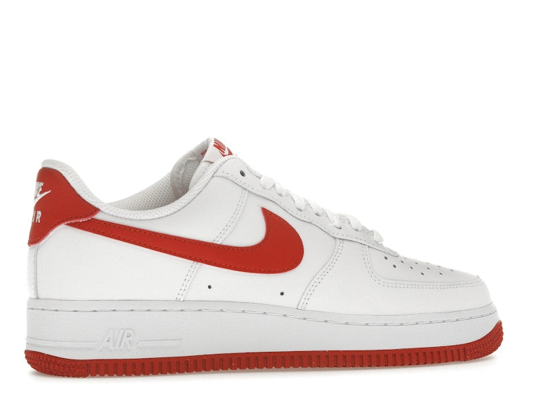 Nike Air Force 1 07 Dragon Red - White/White/Dragon Red - FJ4146-106 - 35