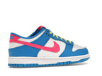 Nike Dunk Low Photo Blue White Light Lemon Twist Hyper Pink (GS), vista a 360 gradi 35 di 36