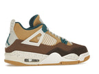 Air Jordan 4 Retro Cacao Wow (GS) - Cacao Wow/Geode Teal/Ale Brown/Twine/Sail/Luminous Green - FB2214-200 - 35