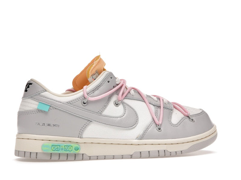 Nike Dunk Low Off White Lot 9 - Sail/Neutral Grey - DM1602-109 - 35