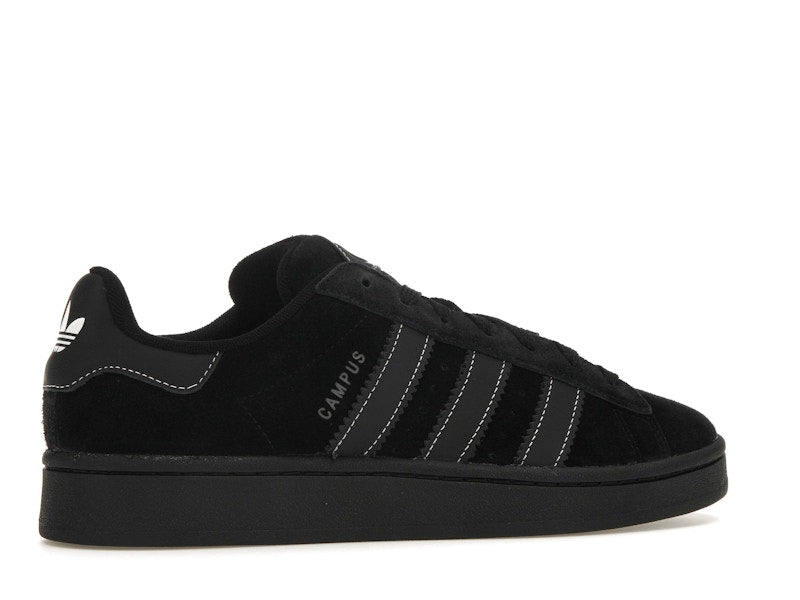 Adidas Campus 00s Core Black White Stitching - Core Black/Core Black/White - JP9424 - 35