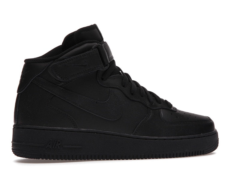Nike Air Force 1 Mid 07 Triple Black 2021 - Black/Black - 315123-001/CW2289-001 - 35
