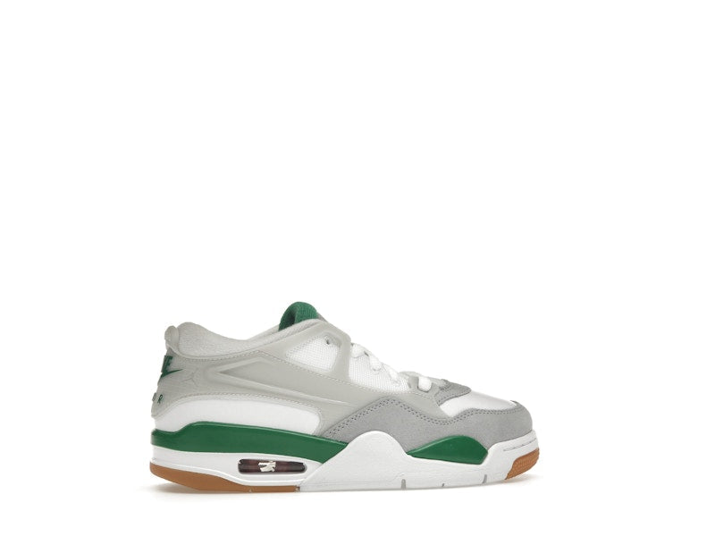 Air Jordan 4 Rm Pine Green (GS) - White/Pine Green/Neutral Grey/Wolf Grey/Varsity Red/Gum Dark Brown - FQ7938-103 - 35