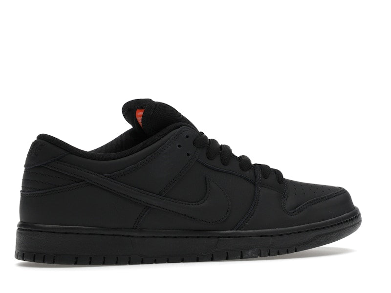 Nike Sb Dunk Low Pro Triple Black - Black/Anthracite/Safety Orange - FJ1674-001 - 35