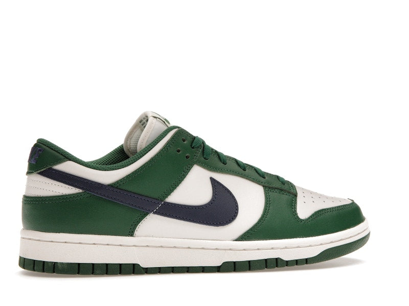 Nike Dunk Low Retro Gorge Green Midnight Navy Womens - Gorge Green/Midnight Navy/Phantom - DD1503-300 - 35