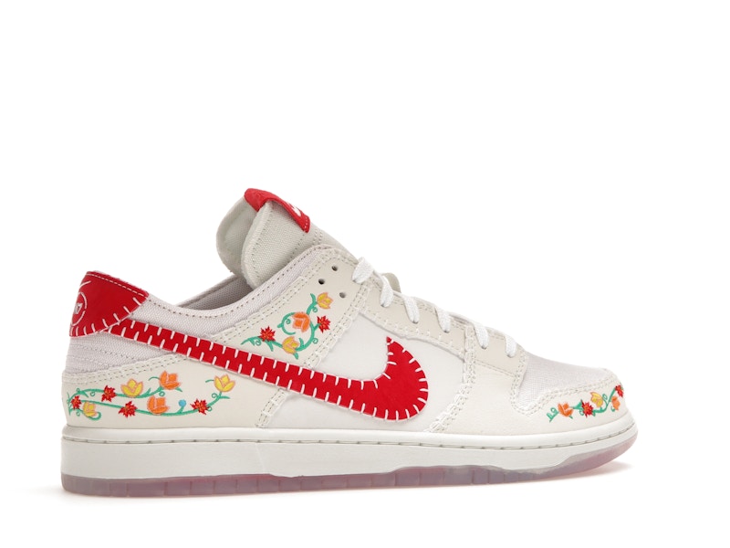 Nike SB Dunk Low Decon N7 Opti Yellow University Red - Opti Yellow/University Red-Bright Crimson-Stadium Green-Team Orange-Sail - FD6951-700 - 35