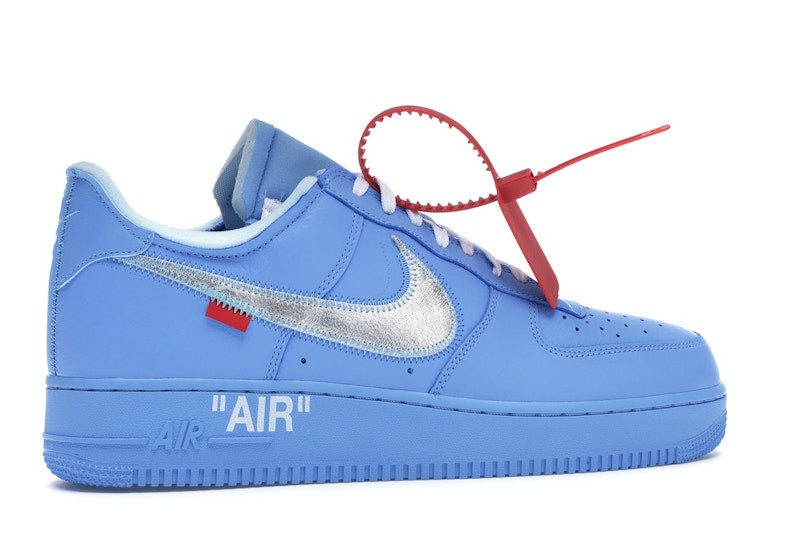 Nike Air Force 1 Low Off White University Blue - University Blue/Metallic Silver-White - CI1173-400 - 35