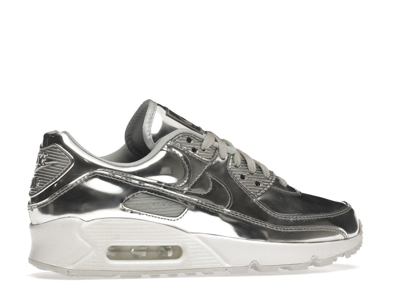 Nike Air Max 90 Metallic Silver 2020 (W) - Metallic Silver/Metallic Silver-White - CQ6639-001 - 35