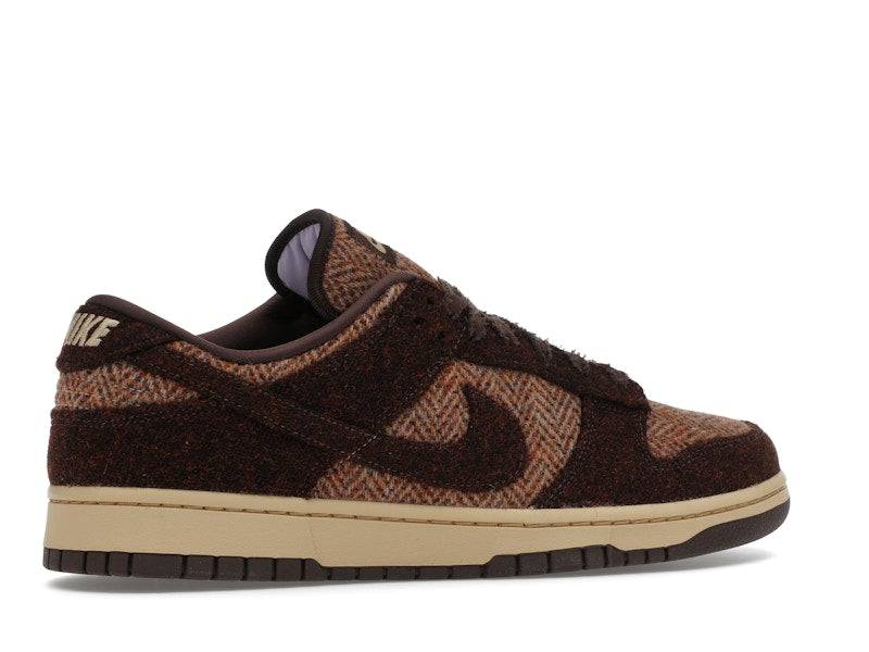 Nike Dunk Low Harris Tweed Sesame Womens - Sesame/Violet Mist/Baroque Brown - IO0052-200 - 35