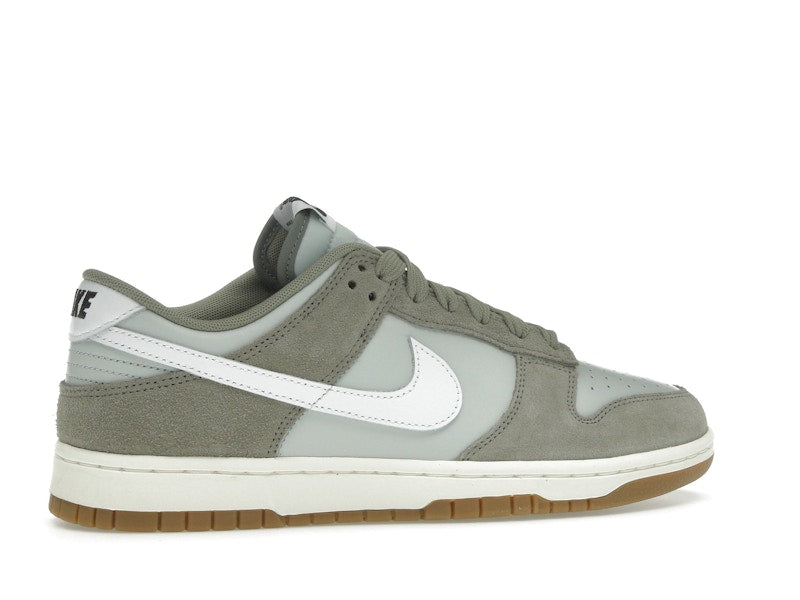 Nike Dunk Low Retro SE Light Silver Light Army Sail White, vista a 360 gradi 35 di 36