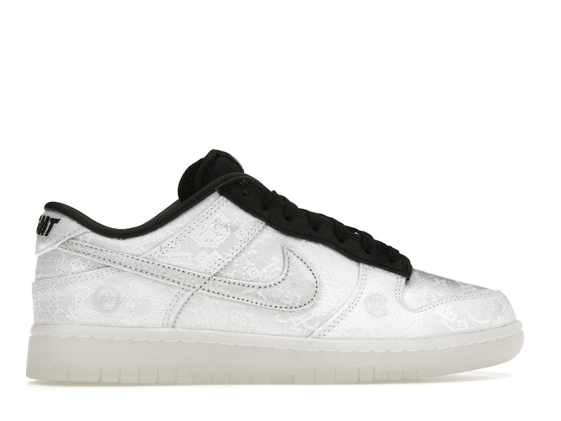 Nike Dunk Low Clot Fragment White - White/Black - FN0315-110 - 36