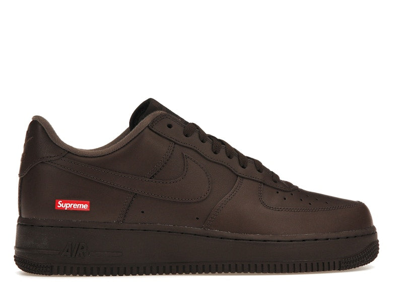 Nike Air Force 1 Low Supreme Baroque Brown, vista a 360 gradi 36 di 36