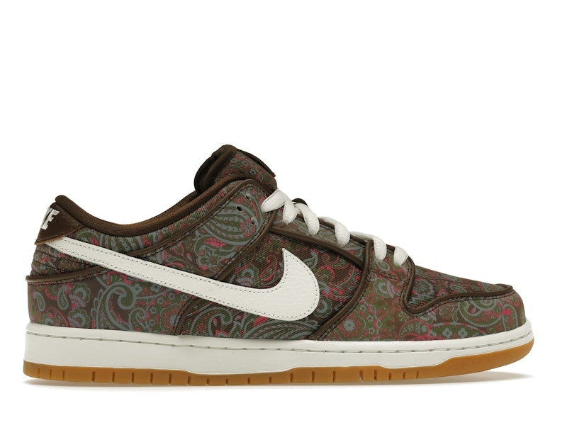 Nike Sb Dunk Low Pro Paisley Brown - Brown/Muli-Color-White-Gum - DH7534-200 - 36