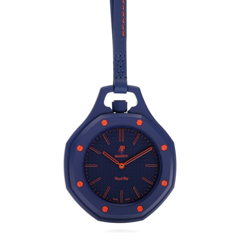 Swatch x Audemars Piguet AP Bioceramic Royal Pop Orenji Hachi SSX03L103N, vista a 360 gradi 36 di 36