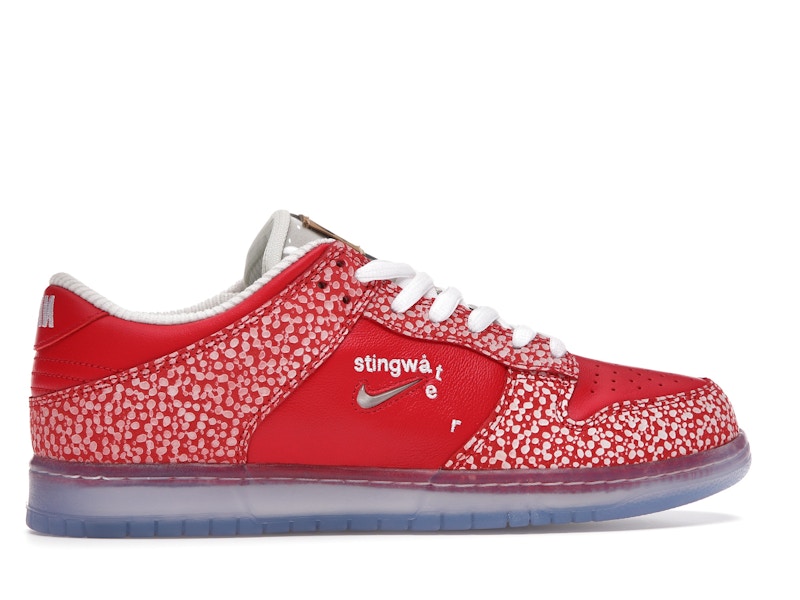 Nike Dunk Sb Low Stingwater Magic Mushroom - Red/White-Ice - DH7650-600 - 36