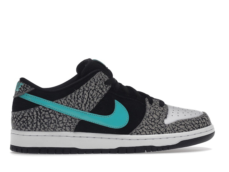 Nike Sb Dunk Low Atmos Elephant - Medium Grey/Black-White-Clear Jade - BQ6817-009 - 36