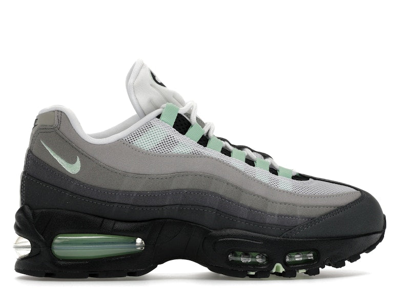 Nike Air Max 95 Og Big Bubble Fresh Mint Womens - Black/Fresh Mint/White/Medium Grey/Anthracite/Light Graphite - HJ5996-005 - 36